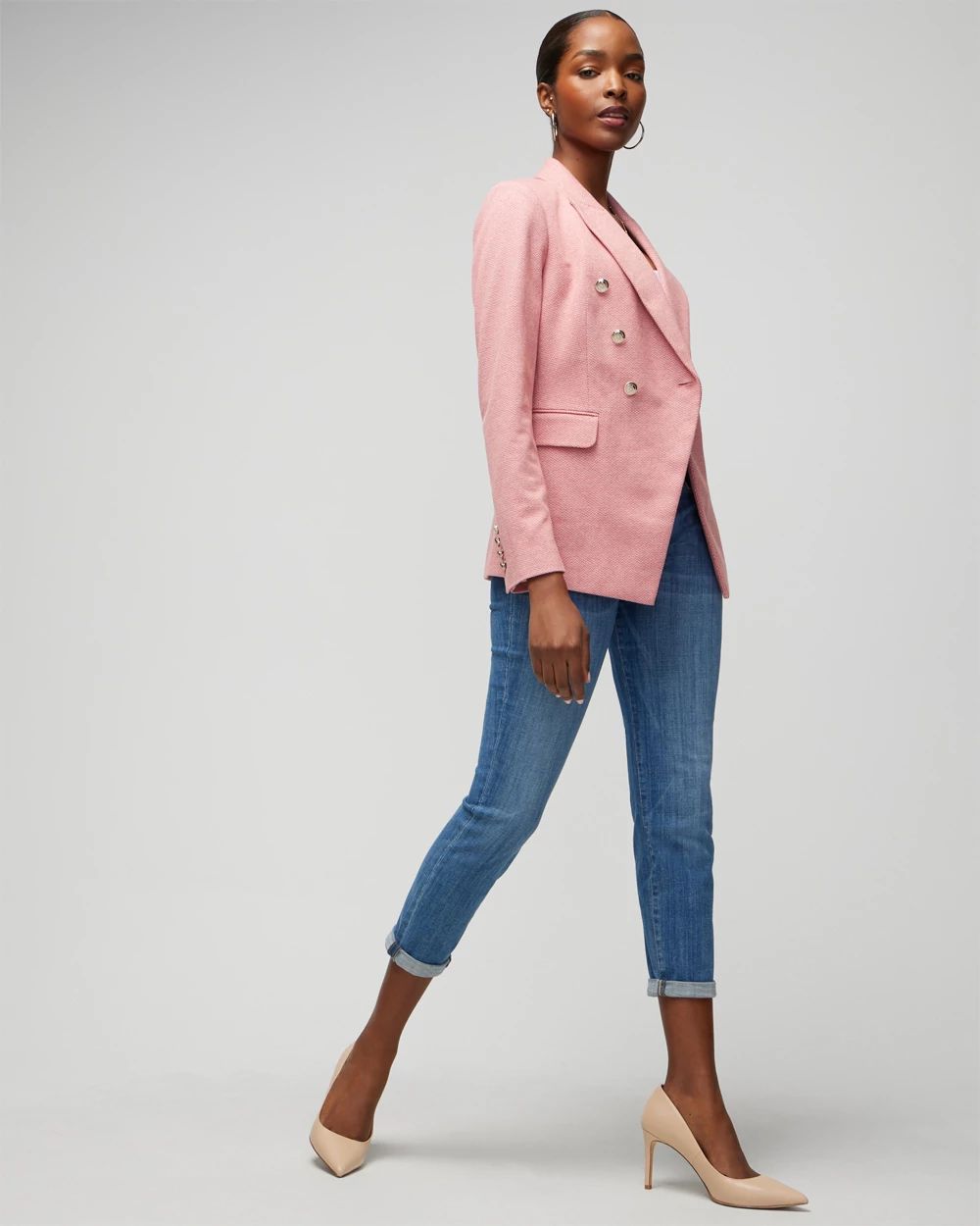 WHBM Knit Studio Blazer